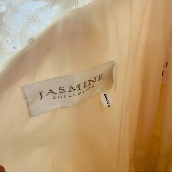 Jasmine Collection Sz 6 Wedding Ball Gown Sequence/lace dress